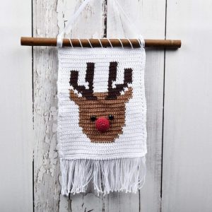 Haakpakket: Wandhanger Rendier
