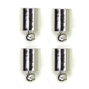 Kumihimo Eindkap 5mm (4 stuks)