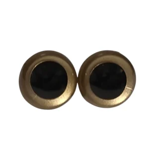 Veiligheidsogen Goud-Metallic (per paar)